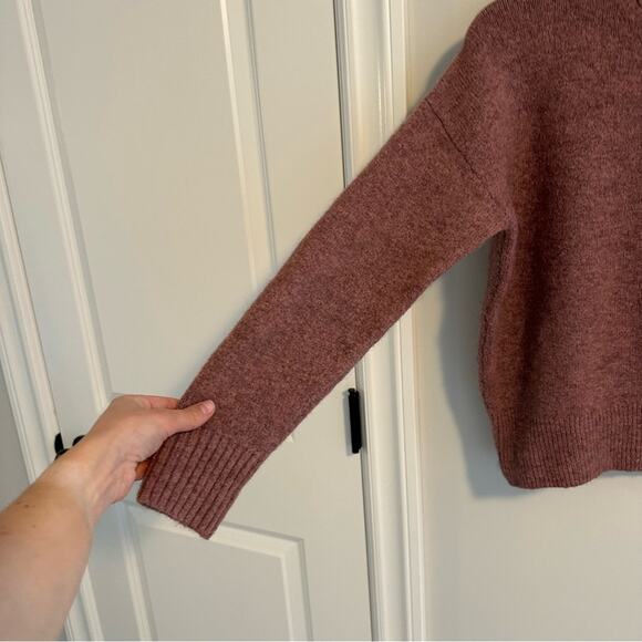 Madewell Purple Alpaca Wool Blend Sweater XS - Picture 10 of 11